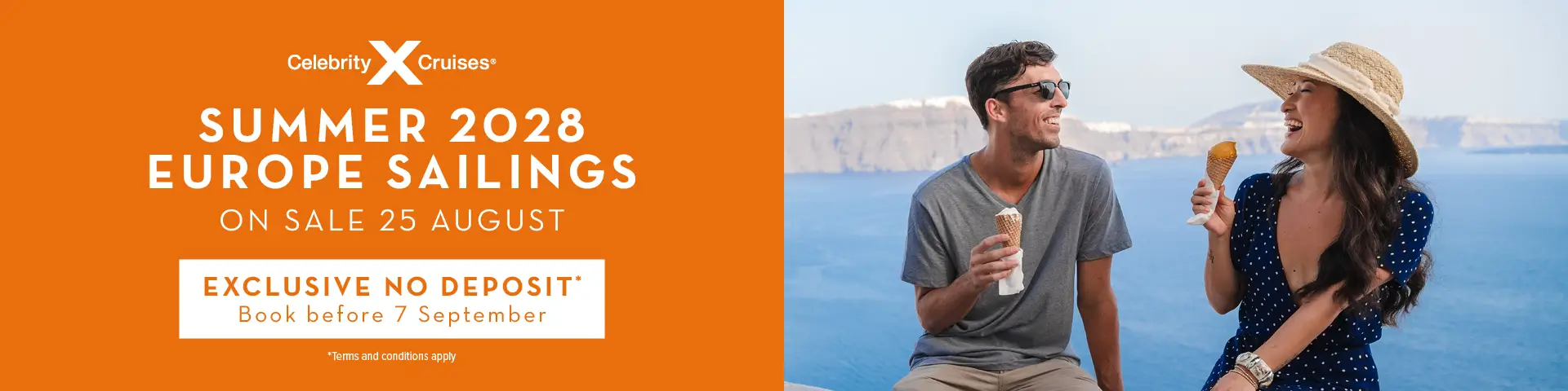 Celebrity Summer 2028 Sailings Pre-reg